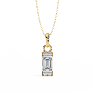 Glintara | 1.05Ct Lab-Grown Diamond Pendant in 14K Gold – Radiant Spark, Mindful Luxury