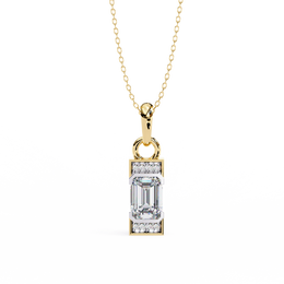 Glintara | 1.05Ct Lab-Grown Diamond Pendant in 14K Gold – Radiant Spark, Mindful Luxury