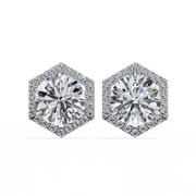 Elarienne | 2.10Ct Lab-Grown Diamond Earrings in 14K Gold – Ethereal Flame, Consciously Brilliant