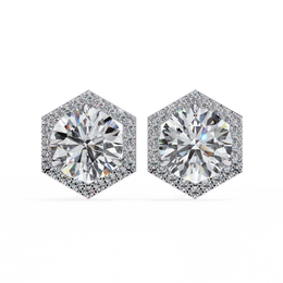 Elarienne | 2.10Ct Lab-Grown Diamond Earrings in 14K Gold – Ethereal Flame, Consciously Brilliant