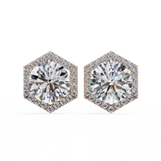 Elarienne | 2.10Ct Lab-Grown Diamond Earrings in 14K Gold – Ethereal Flame, Consciously Brilliant
