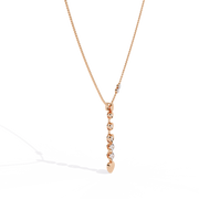 Virelune | 0.73Ct Lab-Grown Diamond Pendant in 14K Gold – Lunar Light, Eternal Grace