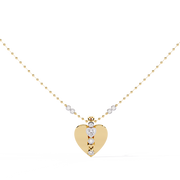 Elarisé | 0.33Ct Lab-Grown Diamond Pendant in 14K Gold – Light Refined, Love Redefined