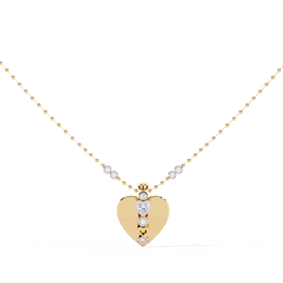Elarisé | 0.33Ct Lab-Grown Diamond Pendant in 14K Gold – Light Refined, Love Redefined