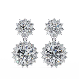 Solenyra | 1.37Ct Lab-Grown Diamond Earrings in 14K Gold – Glimmering Balance, Consciously