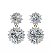 Solenyra | 1.37Ct Lab-Grown Diamond Earrings in 14K Gold – Glimmering Balance, Consciously
