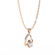 Lucentelle | 0.97Ct Lab-Grown Diamond Pendant in 14K Gold – Inner Glow, Infinite Grace