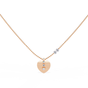 Solynae | 0.16Ct Lab-Grown Diamond Pendant in 14K Gold – Luminous Grace, Forever Yours