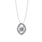 Elarisse | 0.56Ct Lab-Grown Diamond Pendant in 14K Gold – Ethereal Glow, Consciously Created