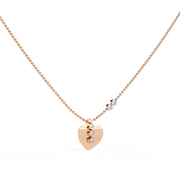 Solynae | 0.16Ct Lab-Grown Diamond Pendant in 14K Gold – Luminous Grace, Forever Yours