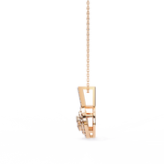 Aureliant | 0.26Ct Lab-Grown Diamond Pendant in 14K Gold – Radiant Purity, Ethically Crafted