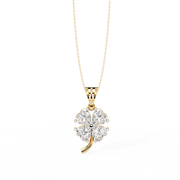 Lumora | 0.61Ct Lab-Grown Diamond Pendant in 14K Gold – Luminous Grace, Ethically Radiant