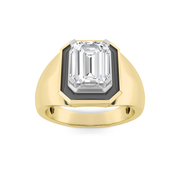 Thalvion | 3Ct 14K Gold Lab-Grown Diamond Men's Ring – Enduring Fire, Ethically Defined