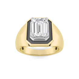 Thalvion | 3Ct 14K Gold Lab-Grown Diamond Men's Ring – Enduring Fire, Ethically Defined