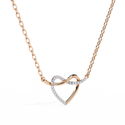 Solenyra | 0.09Ct Lab-Grown Diamond Pendant in 14K Gold – Radiant Heart, Infinite Grace