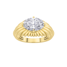 Valtorin | 2Ct Lab-Grown Diamond Men's Ring in 14K Gold – Commanding Brilliance, Ethically Forged