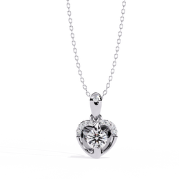 Aurivelle | 0.27Ct Lab-Grown Diamond Pendant in 14K Gold – Golden Light, Endless Grace