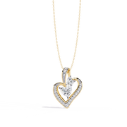 Oralume | 1.29Ct Lab-Grown Diamond Pendant in 14K Gold – Eternal Glow, Gracefully Yours