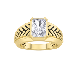Zephyros |  2.5Ct Lab-Grown Diamond Men's Ring in 14K Gold – Bold Spirit, Ethically Crafted