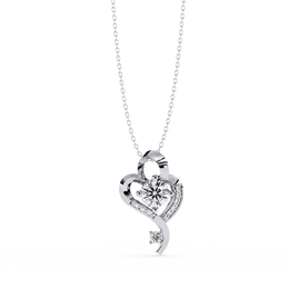 Solavie | 0.54Ct Lab-Grown Diamond Pendant in 14K Gold – Eternal Radiance, Gracefully Yours