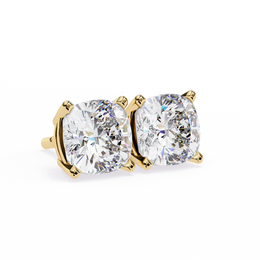 Caltheria | 2.33Ct Lab-Grown Diamond Earrings in 14K Gold – Radiant Purity, Consciously Designed