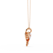 Solavie | 0.54Ct Lab-Grown Diamond Pendant in 14K Gold – Eternal Radiance, Gracefully Yours