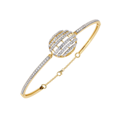 Celestara | 0.66Ct Lab-Grown Diamond Bracelet in 14K Gold – Stellar Light, Consciously Elegant