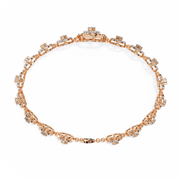 Sylvarine | 2.16Ct Lab-Grown Diamond Bracelet in 14K Gold – Liquid Radiance, Ethically Adorned