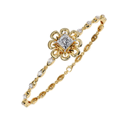 Virellia | 2.11Ct Lab-Grown Diamond Bracelet in 14K Gold – Eternal Glow, Ethically Crafted