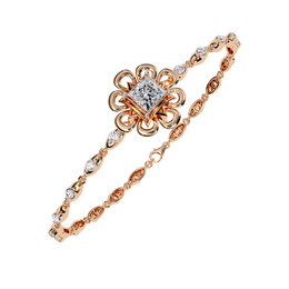 Virellia | 2.11Ct Lab-Grown Diamond Bracelet in 14K Gold – Eternal Glow, Ethically Crafted