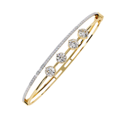 Elantrielle | 2.32Ct Lab-Grown Diamond Bracelet in 14K Gold – Infinite Shine, Consciously Refined