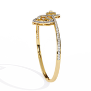 Aurielle | 1.35Ct Lab-Grown Diamond Bracelet in 14K Gold – Golden Light, Consciously Woven