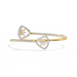 Aurielle | 1.35Ct Lab-Grown Diamond Bracelet in 14K Gold – Golden Light, Consciously Woven