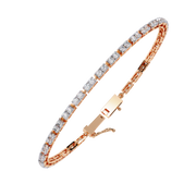 Luxora | 2.30Ct Lab-Grown Diamond Bracelet in 14K Gold – Luminous Flow, Responsibly Radiant