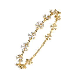 Veloria | 0.91Ct Lab-Grown Diamond Bracelet in 14K Gold – Celestial Gleam, Ethically Refined