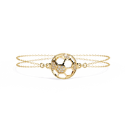 Astrielle | 0.20Ct Lab-Grown Diamond Bracelet in 14K Gold – Starlit Grace, Consciously Elegant