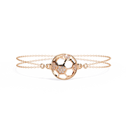 Astrielle | 0.20Ct Lab-Grown Diamond Bracelet in 14K Gold – Starlit Grace, Consciously Elegant