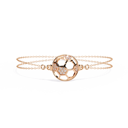 Astrielle | 0.20Ct Lab-Grown Diamond Bracelet in 14K Gold – Starlit Grace, Consciously Elegant