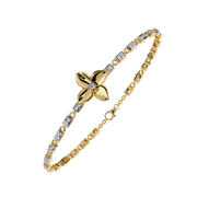 Celestra | 0.41Ct Lab-Grown Diamond Bracelet in 14K Gold – Infinite Glow, Ethically Adorned
