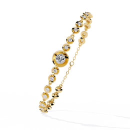 Ophelure | 0.20Ct Lab-Grown Diamond Bracelet in 14K Gold – Velvet Shine, Responsibly Designed