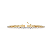 Virellia | 3.98Ct Lab-Grown Diamond Bracelet in 14K Gold – Eternal Gleam, Ethically Crafted