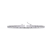 Virellia | 3.98Ct Lab-Grown Diamond Bracelet in 14K Gold – Eternal Gleam, Ethically Crafted