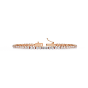 Virellia | 3.98Ct Lab-Grown Diamond Bracelet in 14K Gold – Eternal Gleam, Ethically Crafted