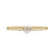 Auralis | 0.46Ct Lab-Grown Diamond Bracelet in 14K Gold – Gilded Light, Ethically Luminous