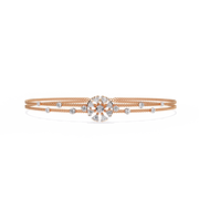 Auralis | 0.46Ct Lab-Grown Diamond Bracelet in 14K Gold – Gilded Light, Ethically Luminous