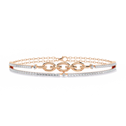 Lumireth | 0.86Ct Lab-Grown Diamond Bracelet in 14K Gold – Whispered Spark, Consciously Glowing