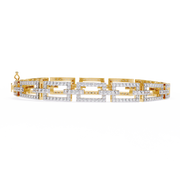 Claravyn | 2.31Ct Lab-Grown Diamond Bracelet in 14K Gold – Crystal Clarity, Crafted with Care