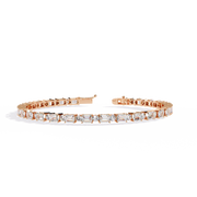 Elarose | 5.10Ct Lab-Grown Diamond Bracelet in 14K Gold – Romantic Radiance, Ethically Made