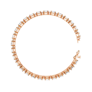 Elarose | 5.10Ct Lab-Grown Diamond Bracelet in 14K Gold – Romantic Radiance, Ethically Made