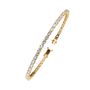Lustraeon | 6.72Ct Lab-Grown Diamond Bracelet in 14K Gold – Eternal Light, Effortlessly Refined
